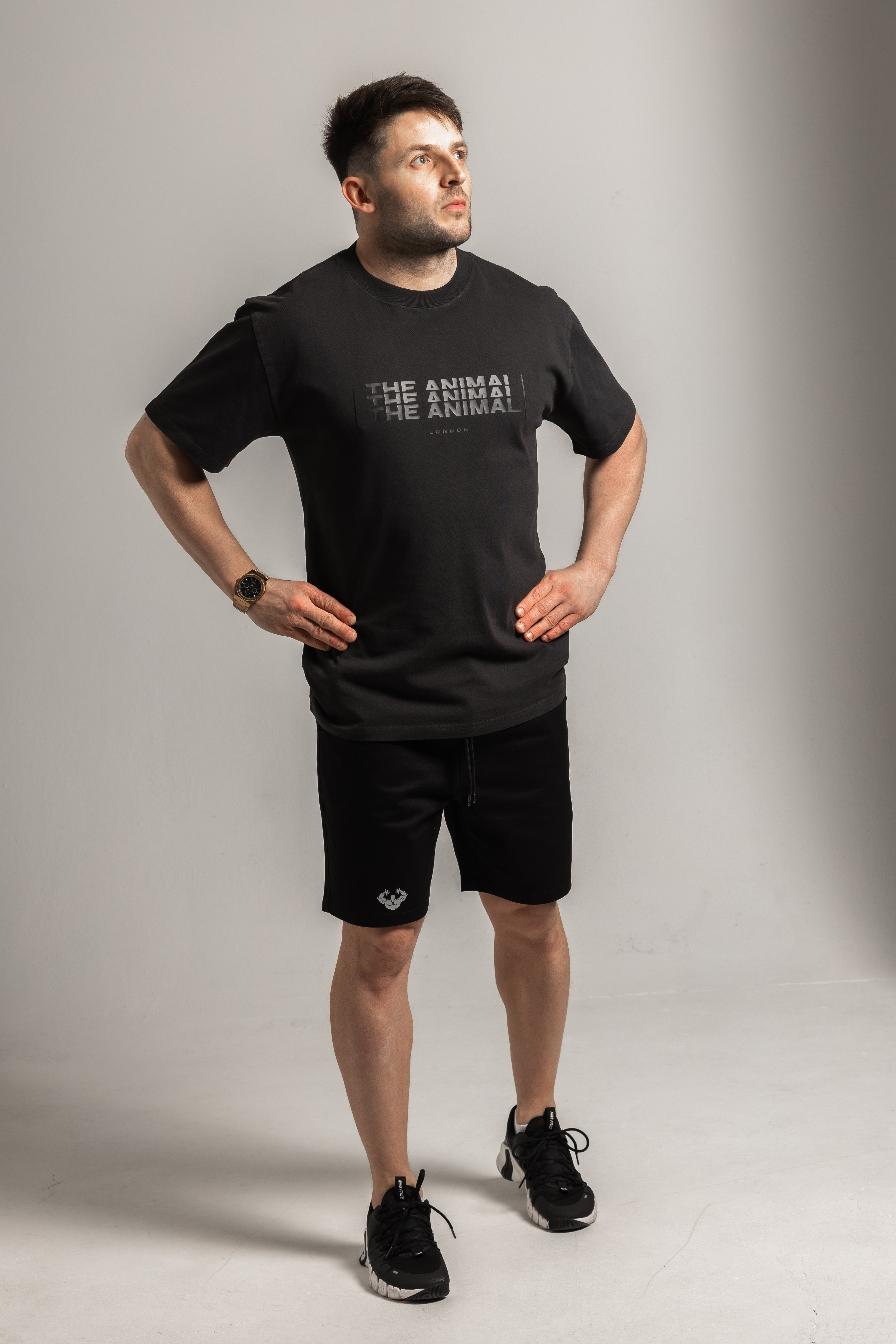 FADED BLACK T-SHIRT