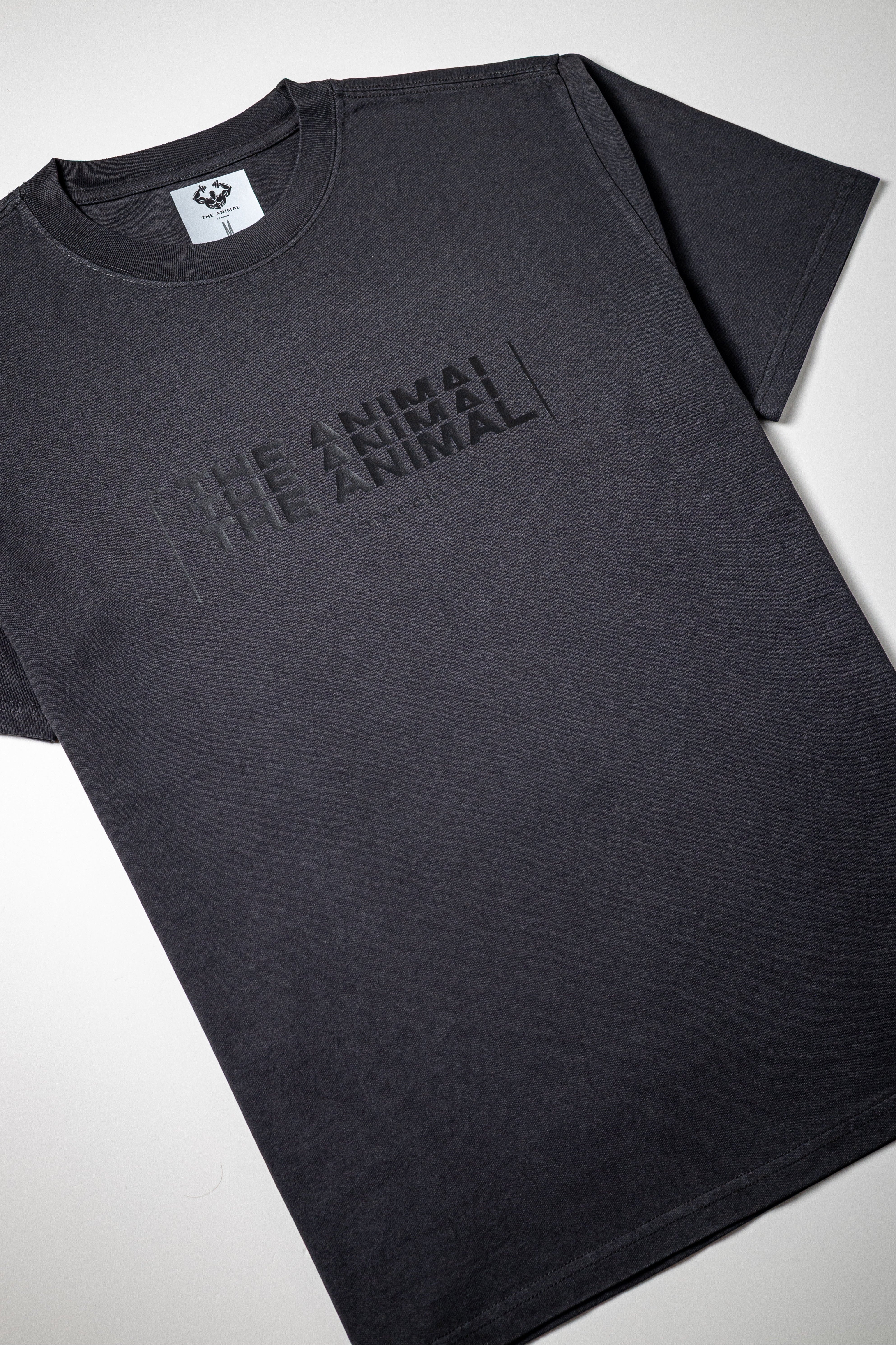 FADED BLACK T-SHIRT