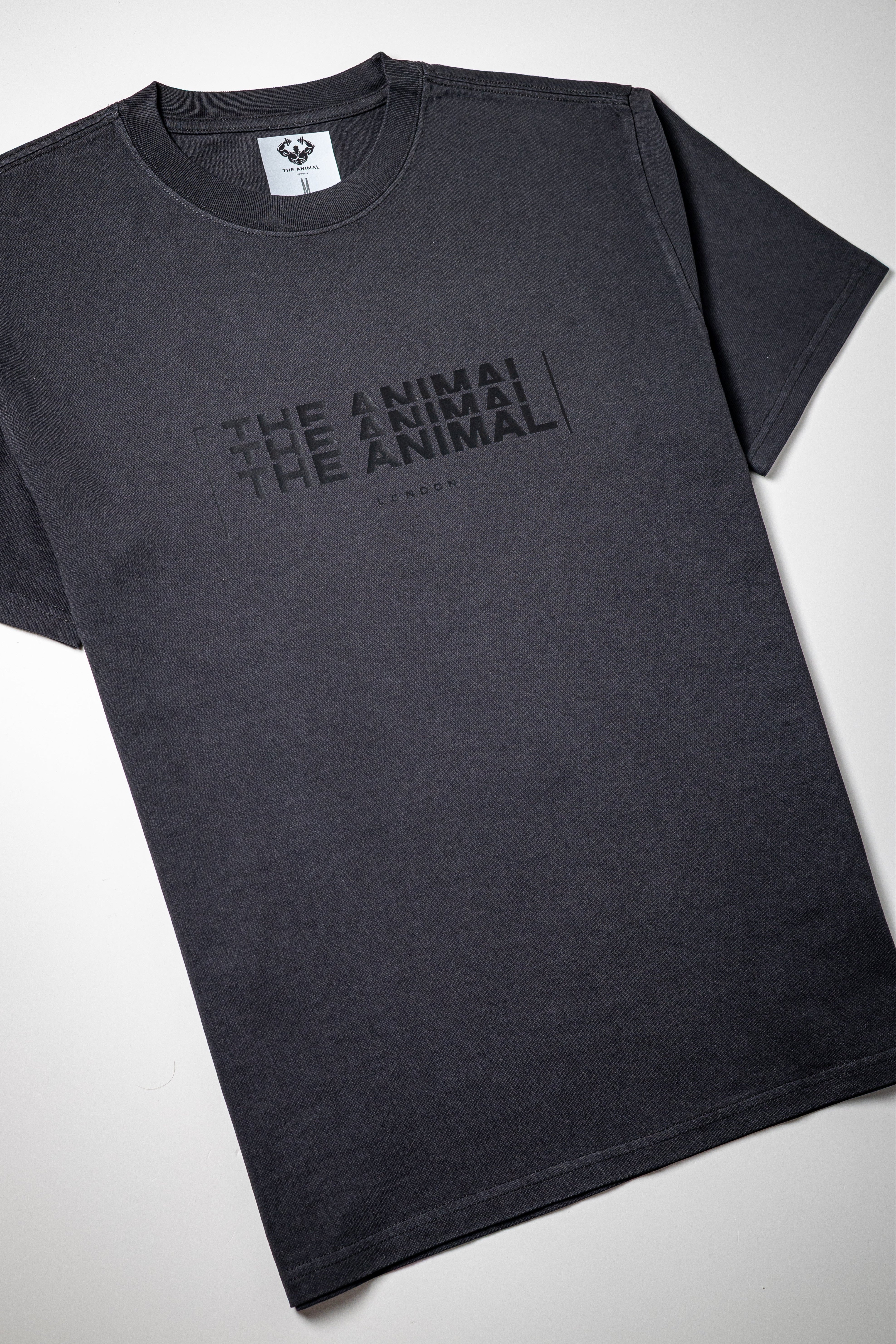 FADED BLACK T-SHIRT