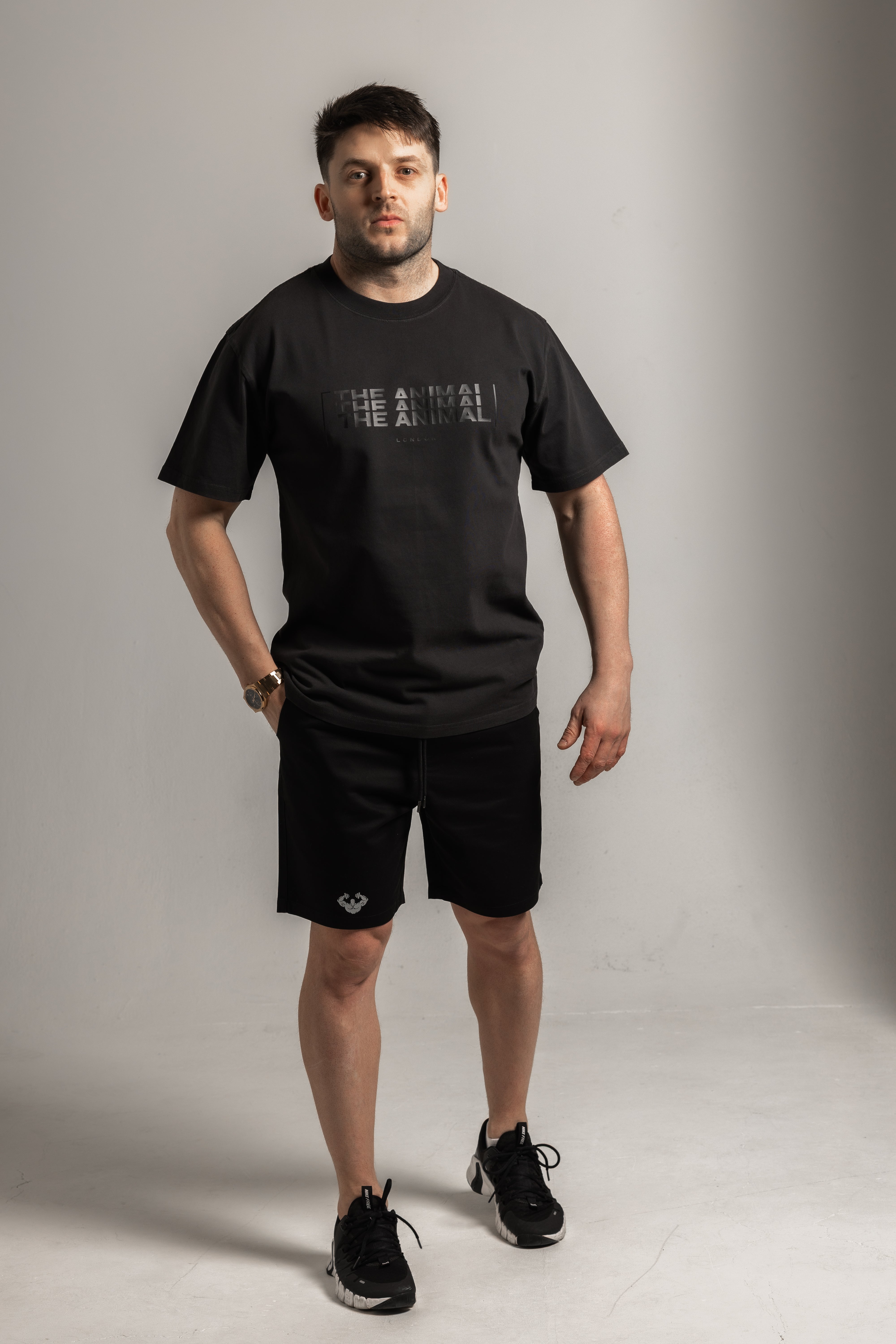 FADED BLACK T-SHIRT
