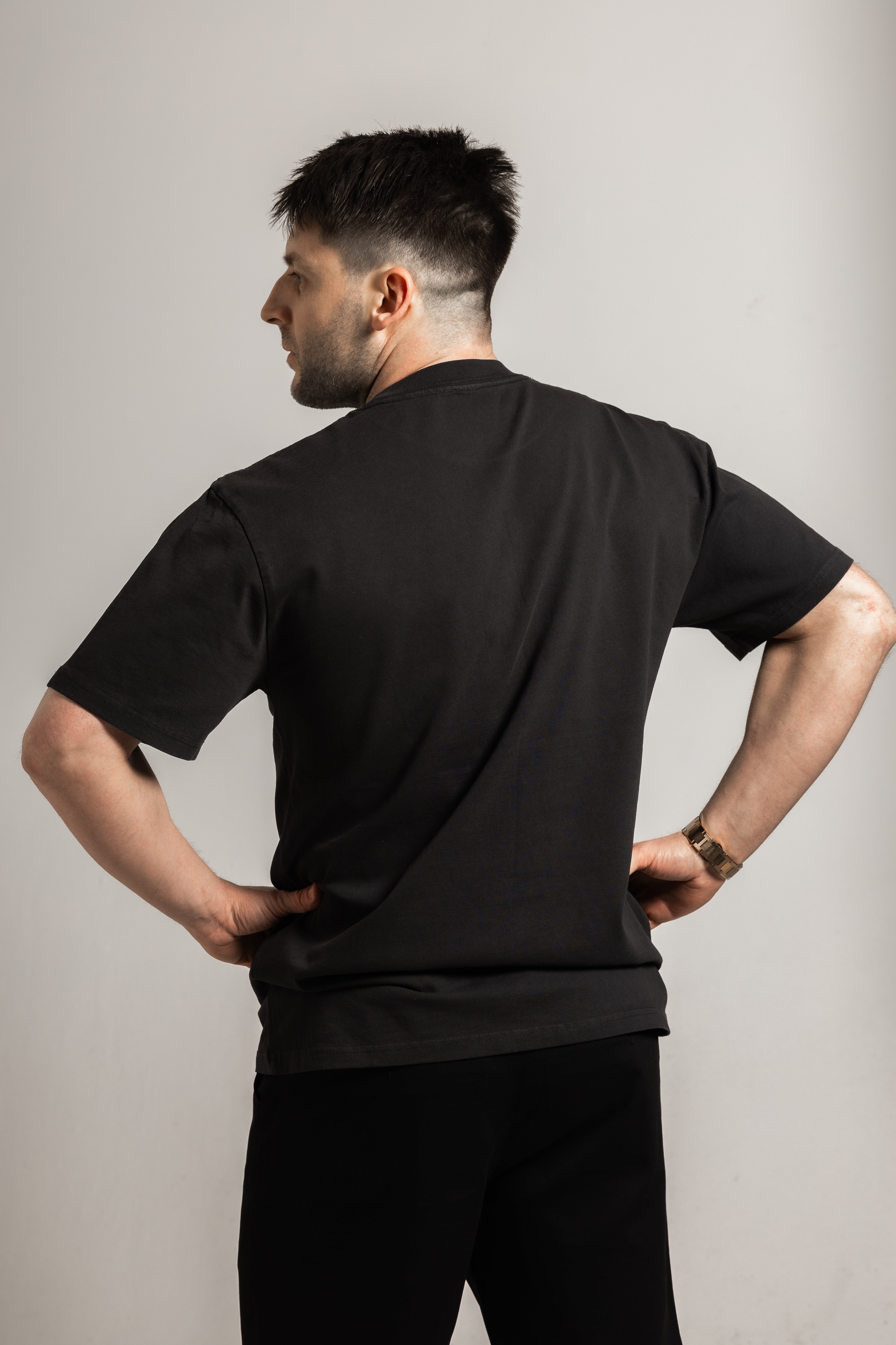 FADED BLACK T-SHIRT