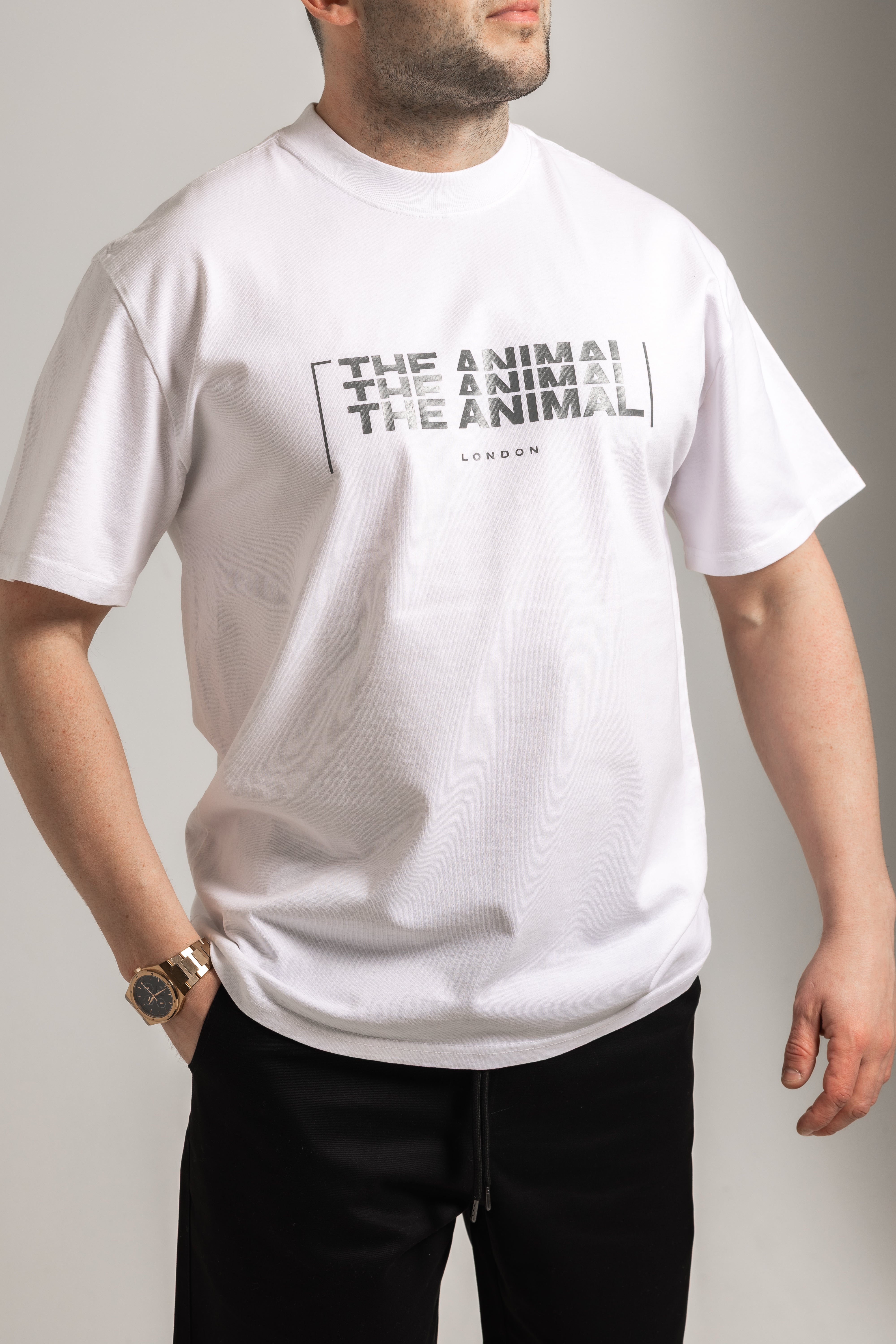 FADED WHITE T-SHIRT